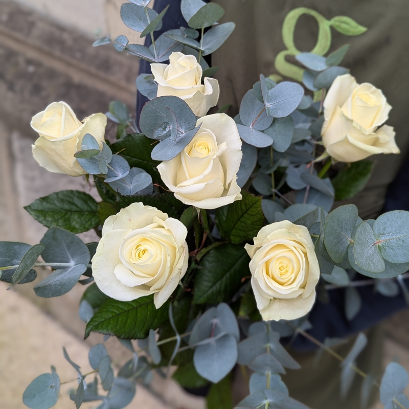 White Rose Bouquet