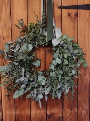 Mixed Eucalyptus Wreath