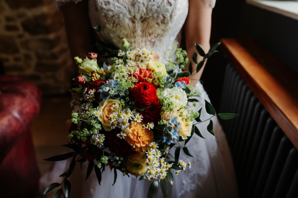 Wedding flowers for Georgia and Reece